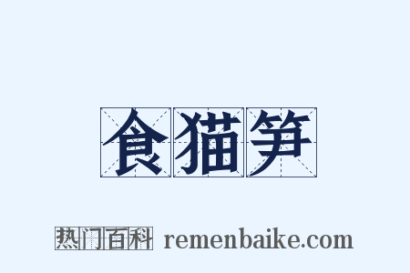 食猫笋是什么意思的图片